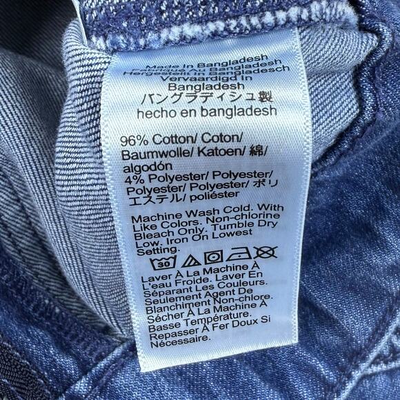 J Crew Factory Lightweight Drapey Cargo Jogger Jean Size 27 Petite Med Blue Wash - Picture 9 of 15